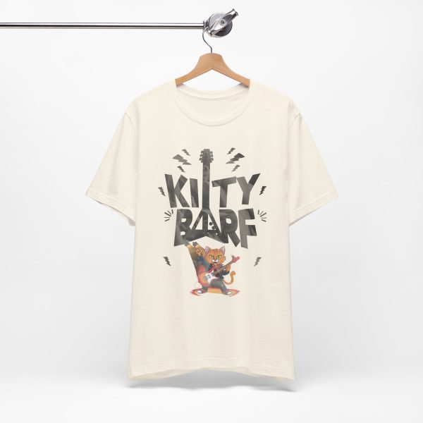 Kitty Barf Grey Guitar - Bella Canvas 3001 - Unisex Short Sleeve Tee - Image 14