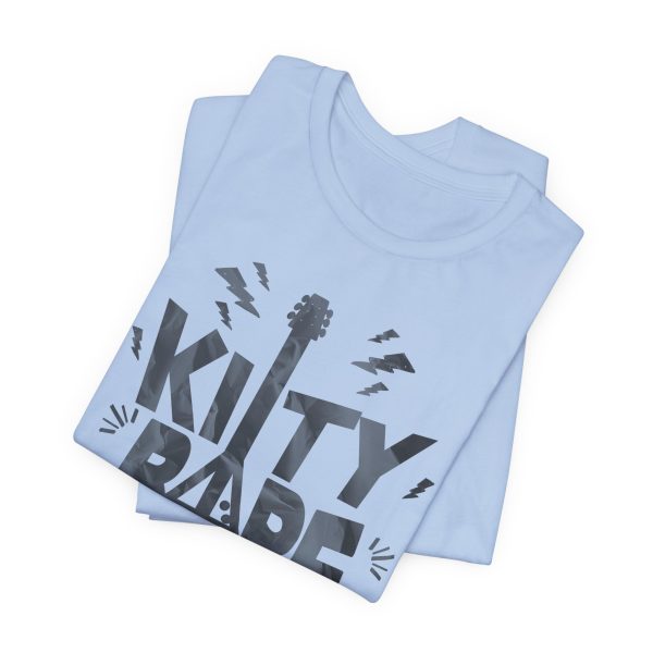 Kitty Barf Grey Guitar - Bella Canvas 3001 - Unisex Short Sleeve Tee - Image 19