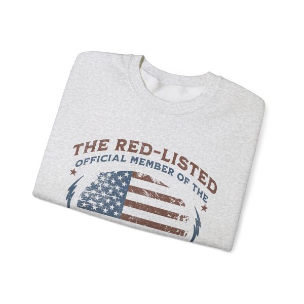 The Red-Listed Official Member of the Republicans Reject Club Sweatshirt – Unisex Heavy Blend™ Crewneck Sweatshirt Gildan 18000 - Image 6