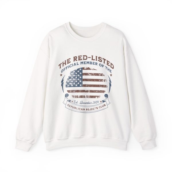 The Red-Listed Official Member of the Republicans Reject Club Sweatshirt – Unisex Heavy Blend™ Crewneck Sweatshirt Gildan 18000 - Image 14