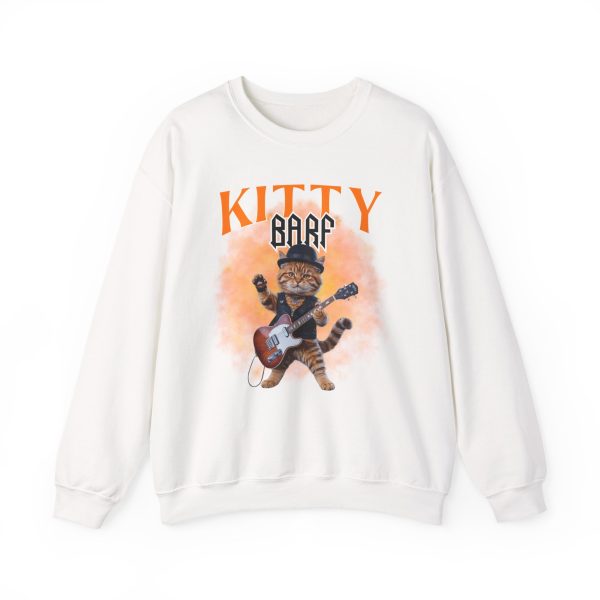 Kitty Barf Rock Real Cat - Unisex Heavy Blend™ Crewneck Sweatshirt Gildan 18000 - Image 15