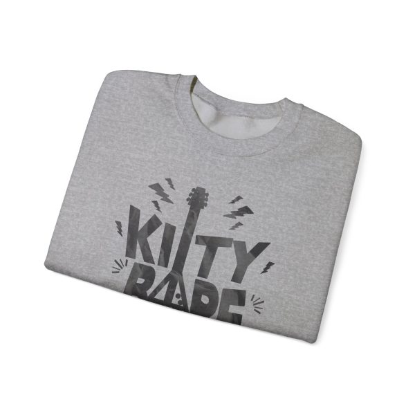 Kitty Barf Grey Guitar - Unisex Heavy Blend™ Crewneck Sweatshirt Gildan 18000 - Image 13