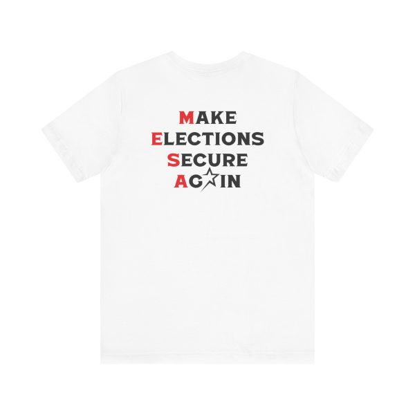 Make Elections Secure Again Black - Bella Canvas 3001 - Unisex Short Sleeve Tee - Image 8