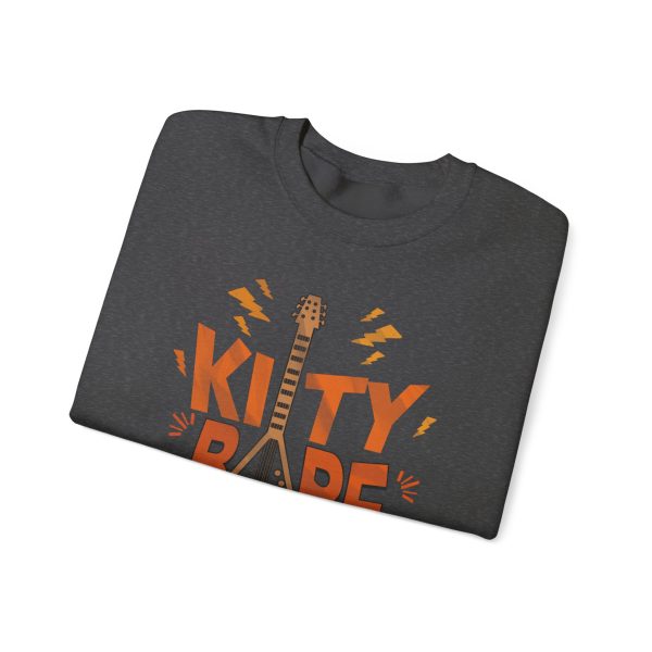Kitty Barf Cartoon Cat - Unisex Heavy Blend™ Crewneck Sweatshirt Gildan 18000 - Image 14
