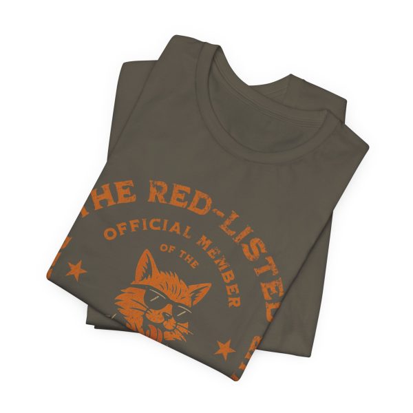The Red Listed Official Member of The Republican Rejects Club with Kitty – Bella Canvas 3001 – Unisex Short Sleeve Tee - Image 6