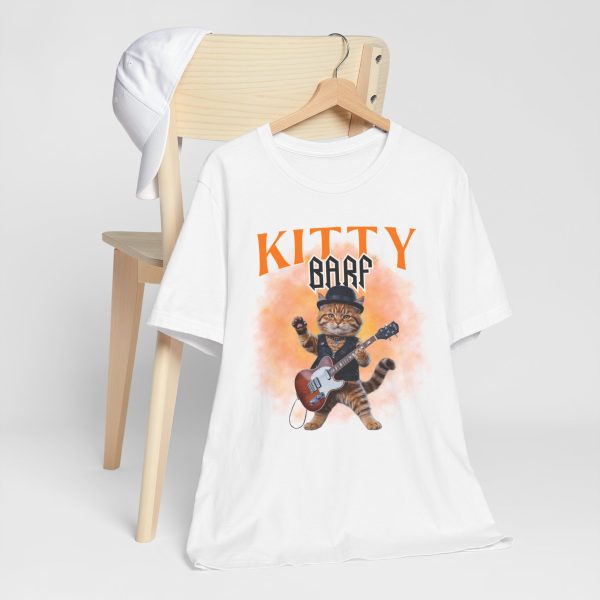 Kitty Barf Rock Real Cat - Bella Canvas 3001 - Unisex Short Sleeve Tee - Image 5