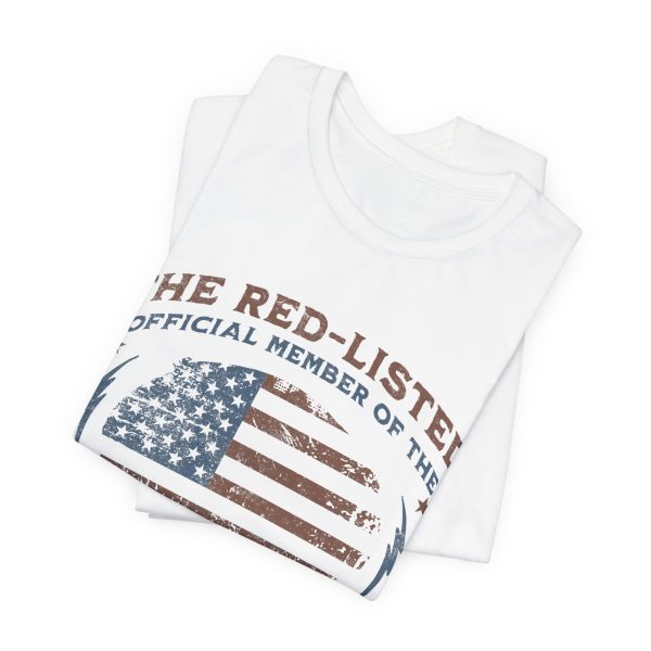 The Red Listed Official Member of The Republican Rejects Club – Bella Canvas 3001 – Unisex Short Sleeve Tee - Image 6