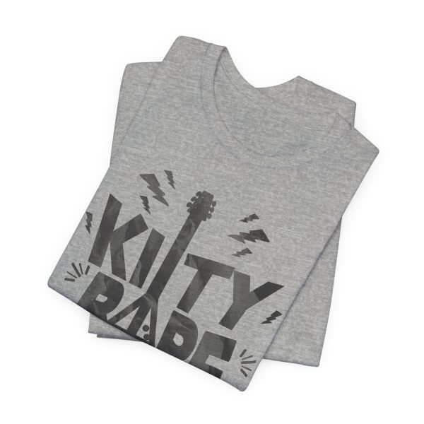 Kitty Barf Grey Guitar - Bella Canvas 3001 - Unisex Short Sleeve Tee - Image 22