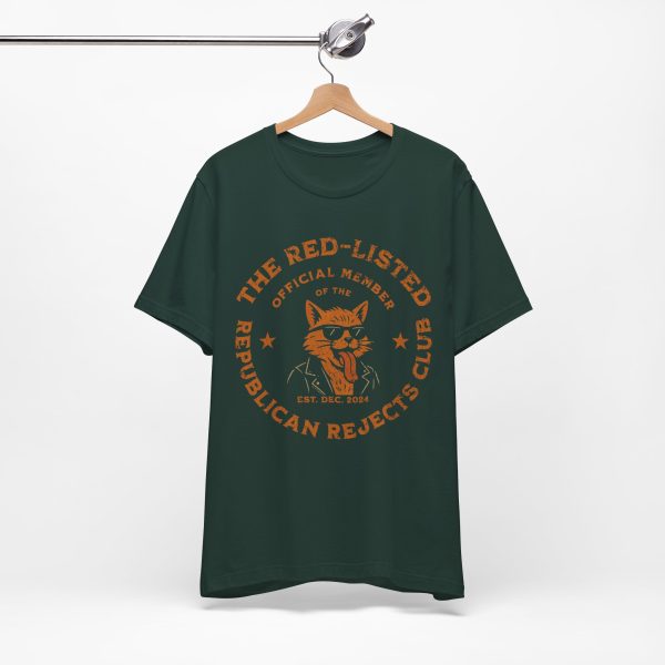 The Red Listed Official Member of The Republican Rejects Club with Kitty – Bella Canvas 3001 – Unisex Short Sleeve Tee - Image 11