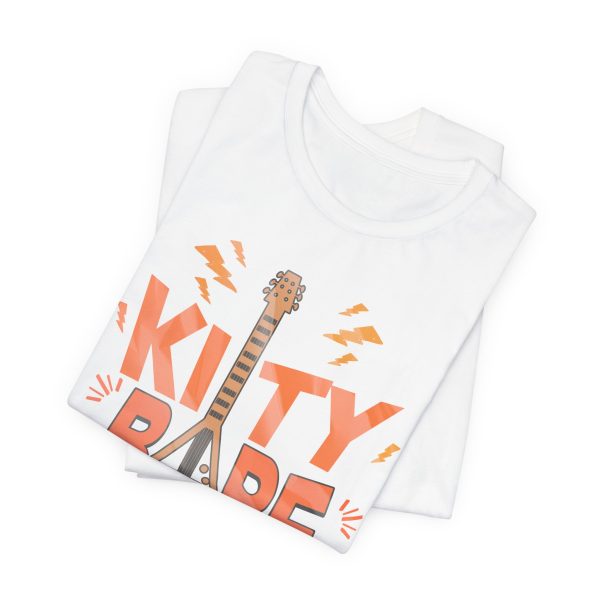 Kitty Barf Cartoon Cat - Bella Canvas 3001 - Unisex Short Sleeve Tee - Image 5