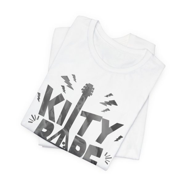 Kitty Barf Grey Guitar - Bella Canvas 3001 - Unisex Short Sleeve Tee - Image 8