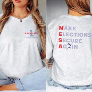 Make Elections Secure Again Grey - Bella Canvas 3001 - Unisex Short Sleeve Tee