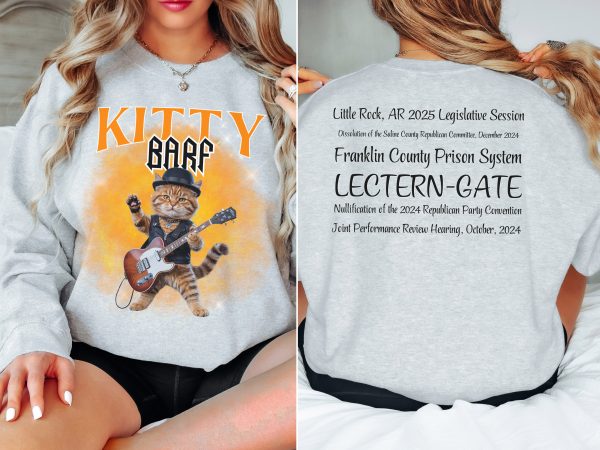 Kitty Barf Rock Real Cat - Unisex Heavy Blend™ Crewneck Sweatshirt Gildan 18000 - Image 13