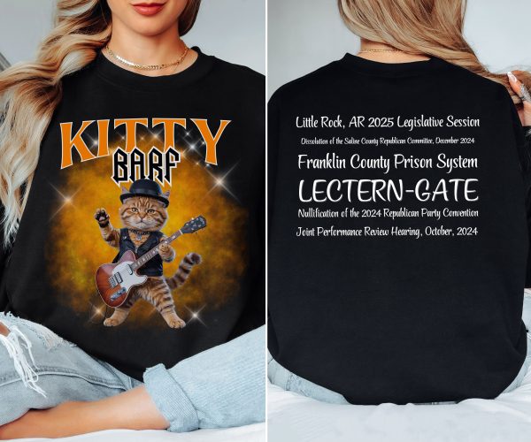 Kitty Barf Rock Real Cat - Unisex Heavy Blend™ Crewneck Sweatshirt Gildan 18000 - Image 10