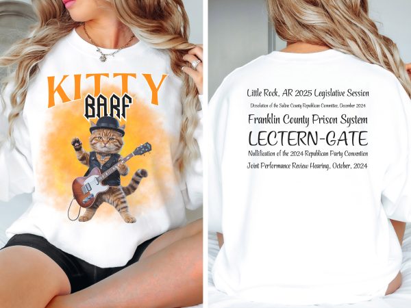 Kitty Barf Rock Real Cat - Unisex Heavy Blend™ Crewneck Sweatshirt Gildan 18000