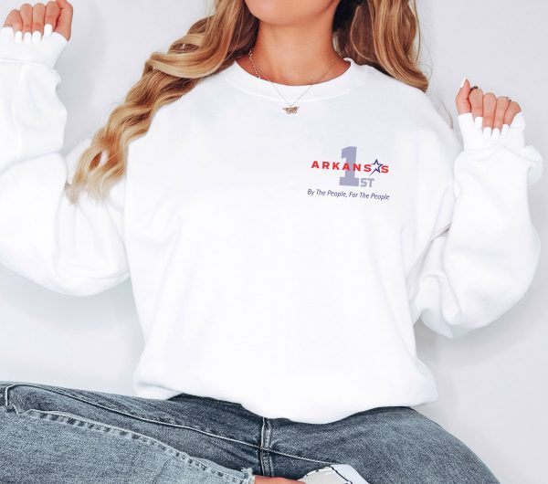 Republican Party Rejects with Flag Black - Unisex Heavy Blend™ Crewneck Sweatshirt Gildan 18000 - Image 18