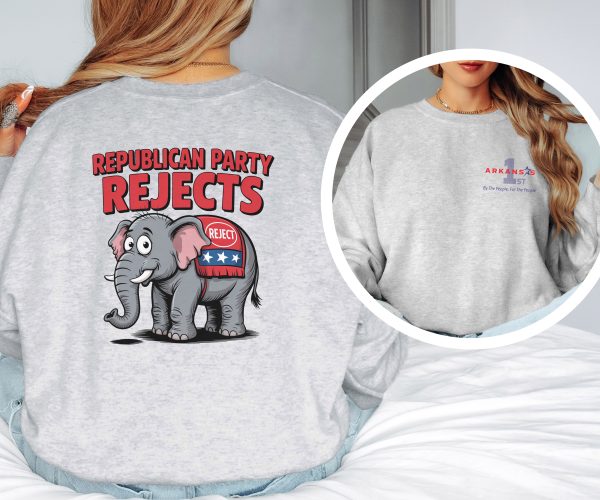 Republican Party Rejects Elephant - Unisex Heavy Blend™ Crewneck Sweatshirt Gildan 18000 - Image 5