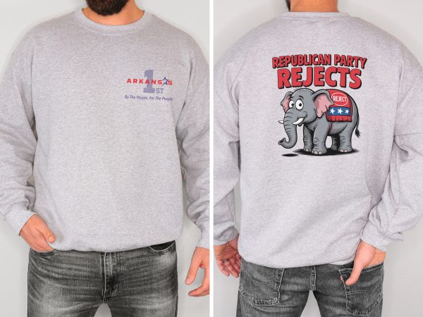 Republican Party Rejects Elephant - Unisex Heavy Blend™ Crewneck Sweatshirt Gildan 18000 - Image 10