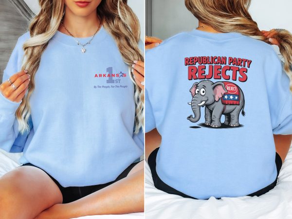 Republican Party Rejects Elephant - Unisex Heavy Blend™ Crewneck Sweatshirt Gildan 18000 - Image 9