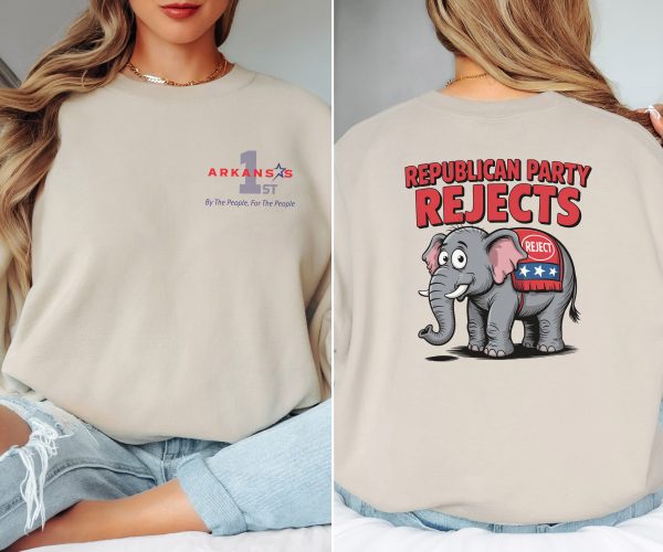 Republican Party Rejects Elephant - Unisex Heavy Blend™ Crewneck Sweatshirt Gildan 18000 - Image 2