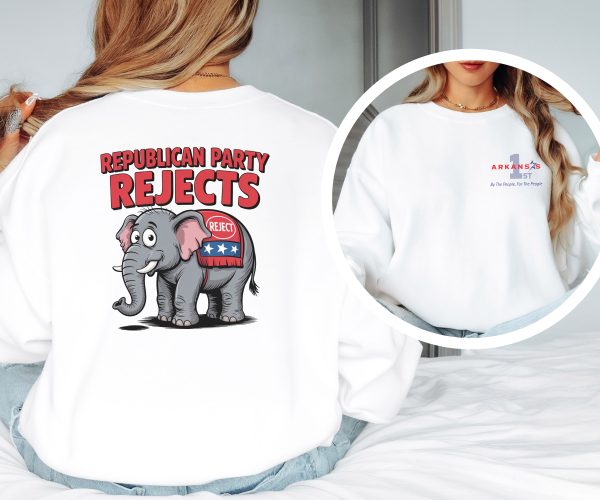 Republican Party Rejects Elephant - Unisex Heavy Blend™ Crewneck Sweatshirt Gildan 18000 - Image 4