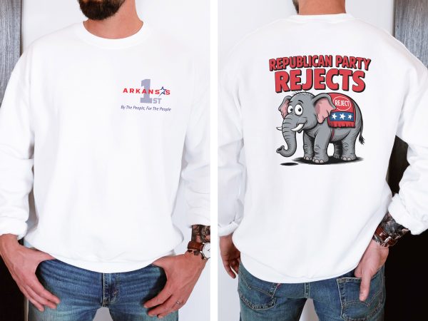 Republican Party Rejects Elephant - Unisex Heavy Blend™ Crewneck Sweatshirt Gildan 18000 - Image 3