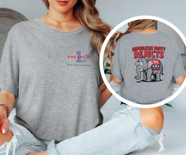 Republican Party Rejects Elephant - Bella Canvas 3001 - Unisex Short Sleeve Tee - Image 10