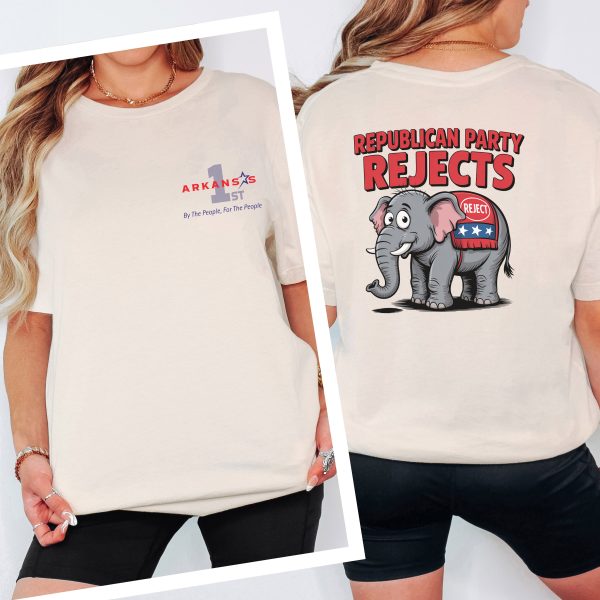 Republican Party Rejects Elephant - Bella Canvas 3001 - Unisex Short Sleeve Tee - Image 5
