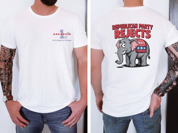 Republican Party Rejects Elephant - Bella Canvas 3001 - Unisex Short Sleeve Tee - Image 4