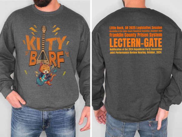 Kitty Barf Cartoon Cat - Unisex Heavy Blend™ Crewneck Sweatshirt Gildan 18000 - Image 13