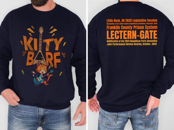 Kitty Barf Cartoon Cat - Unisex Heavy Blend™ Crewneck Sweatshirt Gildan 18000 - Image 17