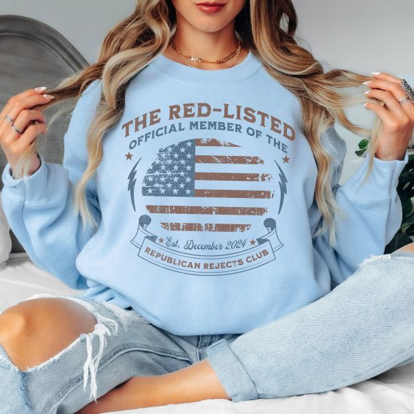 The Red-Listed Official Member of the Republicans Reject Club Sweatshirt – Unisex Heavy Blend™ Crewneck Sweatshirt Gildan 18000 - Image 9