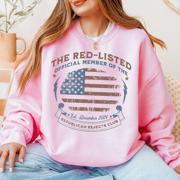 The Red-Listed Official Member of the Republicans Reject Club Sweatshirt – Unisex Heavy Blend™ Crewneck Sweatshirt Gildan 18000 - Image 11