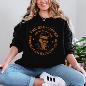The Red-Listed Official Member of the Republicans Reject Club with Kitty Sweatshirt – Unisex Heavy Blend™ Crewneck Sweatshirt Gildan 18000