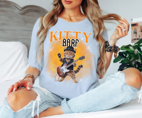 Kitty Barf Rock Real Cat - Bella Canvas 3001 - Unisex Short Sleeve Tee - Image 20