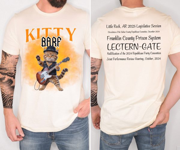 Kitty Barf Rock Real Cat - Bella Canvas 3001 - Unisex Short Sleeve Tee - Image 14