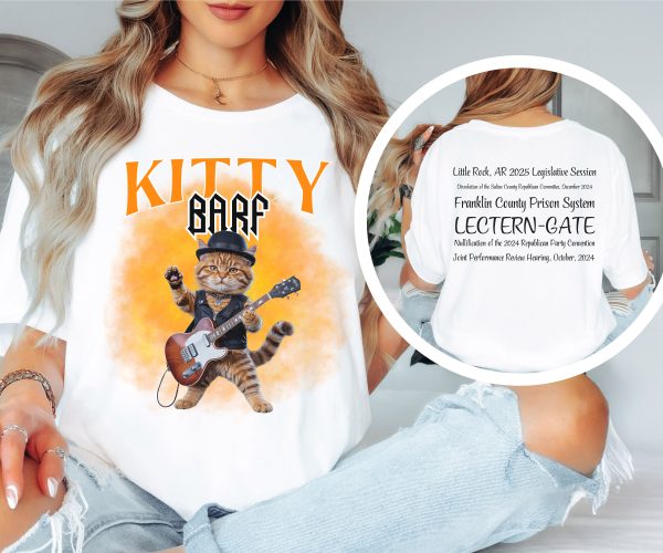 Kitty Barf Rock Real Cat - Bella Canvas 3001 - Unisex Short Sleeve Tee - Image 3