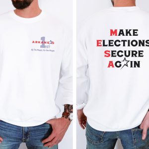 Make Elections Secure Again Black - Unisex Heavy Blend™ Crewneck Sweatshirt Gildan 18000