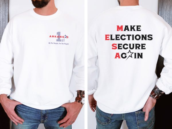 Make Elections Secure Again Black - Unisex Heavy Blend™ Crewneck Sweatshirt Gildan 18000