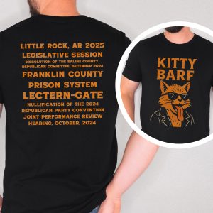 Kitty Barf Leather Jacket and Glasses - Bella Canvas 3001 - Unisex Short Sleeve Tee