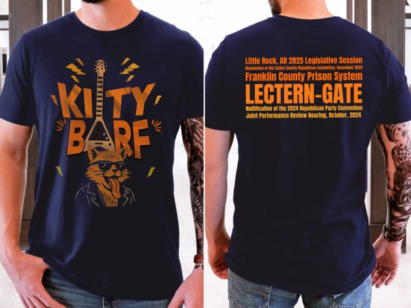 Kitty Barf Guitar Cat with Glasses - Bella Canvas 3001 - Unisex Short Sleeve Tee - Image 7