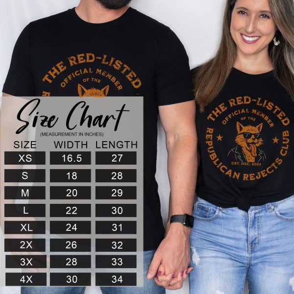 The Red Listed Official Member of The Republican Rejects Club with Kitty – Bella Canvas 3001 – Unisex Short Sleeve Tee - Image 18