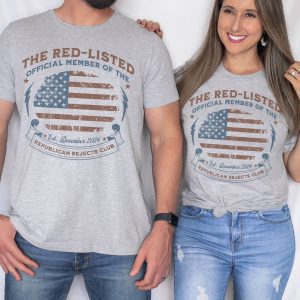 The Red Listed Official Member of The Republican Rejects Club – Bella Canvas 3001 – Unisex Short Sleeve Tee
