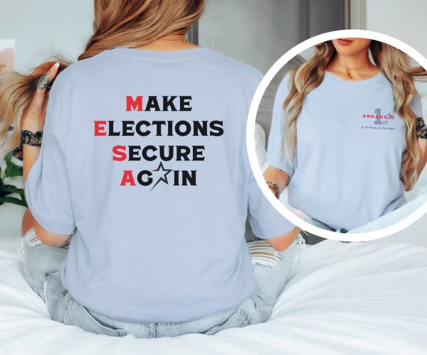 Make Elections Secure Again Black - Bella Canvas 3001 - Unisex Short Sleeve Tee - Image 14