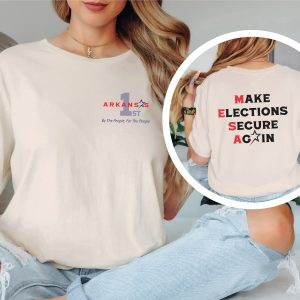 Make Elections Secure Again Black - Bella Canvas 3001 - Unisex Short Sleeve Tee
