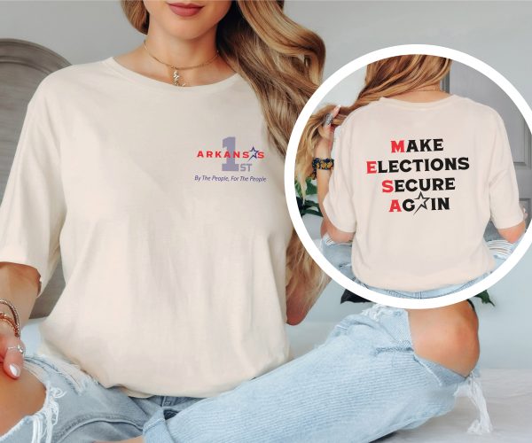 Make Elections Secure Again Black - Bella Canvas 3001 - Unisex Short Sleeve Tee