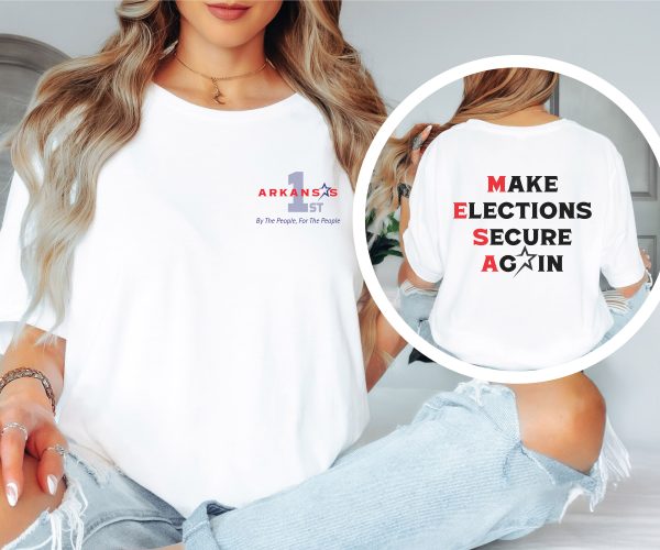 Make Elections Secure Again Black - Bella Canvas 3001 - Unisex Short Sleeve Tee - Image 5