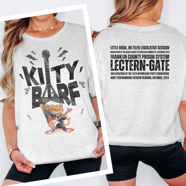 Kitty Barf Grey Guitar - Bella Canvas 3001 - Unisex Short Sleeve Tee - Image 9