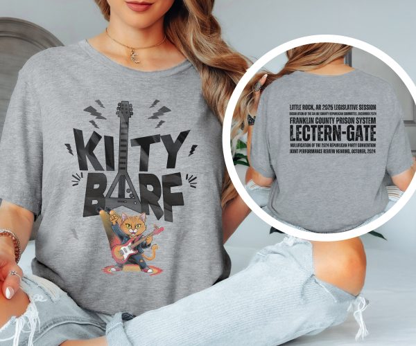 Kitty Barf Grey Guitar - Bella Canvas 3001 - Unisex Short Sleeve Tee - Image 20