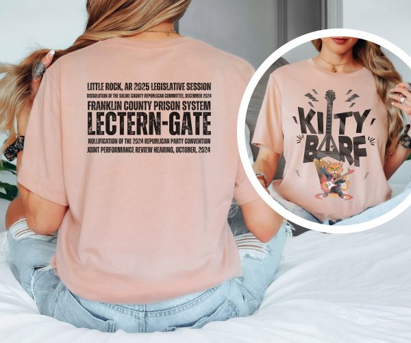 Kitty Barf Grey Guitar - Bella Canvas 3001 - Unisex Short Sleeve Tee - Image 16